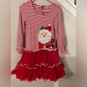 2 Christmas dresses 6-6x